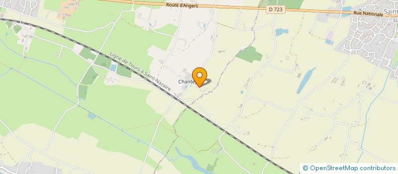 localisation de l'entreprise CHESNEAU - MANCEAU  SAINT-GERMAIN-DES-PRES