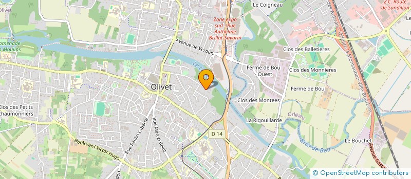 localisation de l'entreprise CHESNEAU PROMOTION à OLIVET