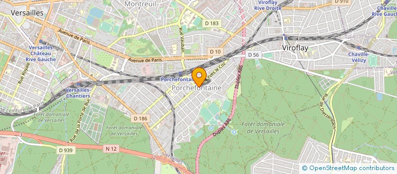 localisation de l'entreprise CHESNEAU RIVE GAUCHE à VERSAILLES