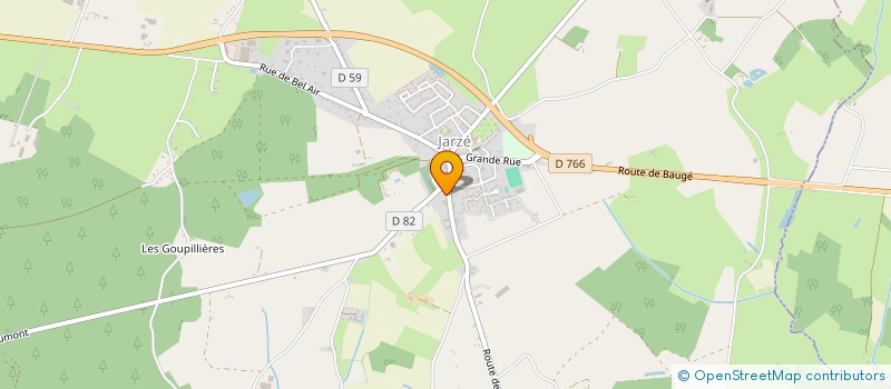 localisation de l'entreprise CHESNEL  JARZE VILLAGES