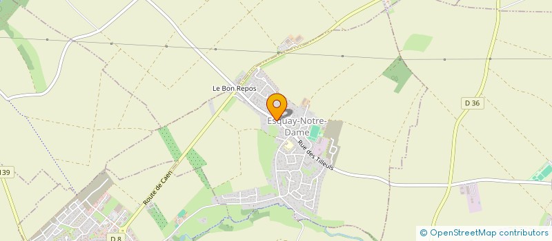 localisation de l'entreprise CHESNEL BATIMENT à ESQUAY-NOTRE-DAME