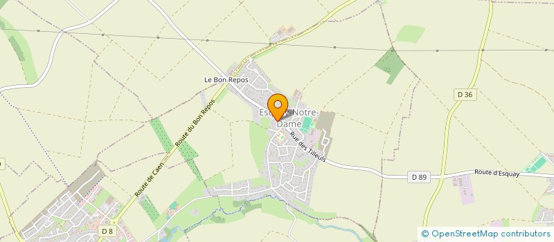 localisation de l'entreprise CHESNEL LOCATION à ESQUAY-NOTRE-DAME