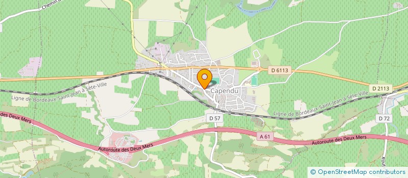 localisation de l'entreprise CHESNEL WILFRIED ET SAOUDI DELPHINE  CAPENDU