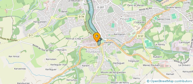 localisation de l'entreprise CHESNOT à DOUARNENEZ