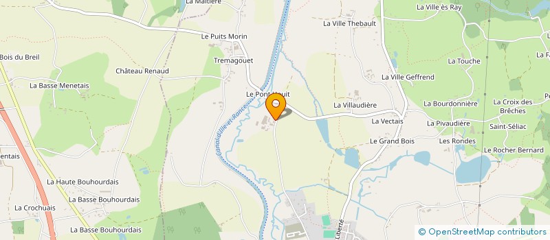 localisation de l'entreprise CHESNOT  QUEBRIAC