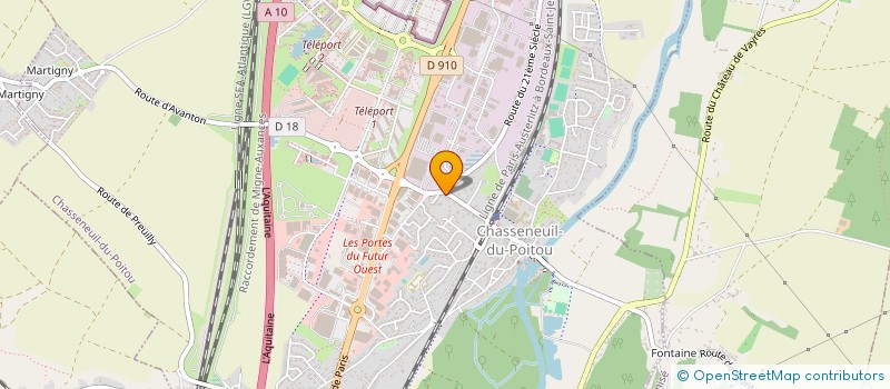 localisation de l'entreprise CHESNOT-PARIGNY  CHASSENEUIL-DU-POITOU