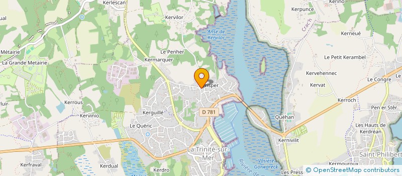 localisation de l'entreprise CHESNUT  LA TRINITE-SUR-MER