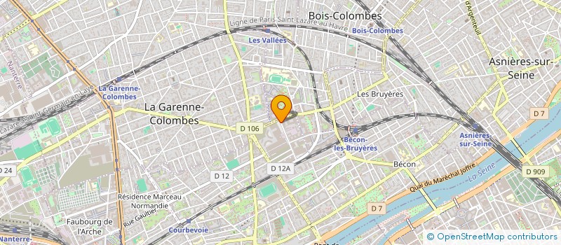 localisation de l'entreprise CHESS à COURBEVOIE