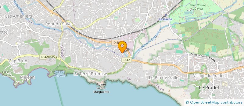 localisation de l'entreprise CHESS GROUP  LA GARDE