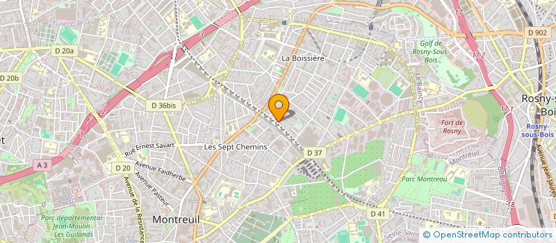localisation de l'entreprise CHESS INTERNATIONAL ARTISANAT MATRIOCHKA CIAM à MONTREUIL