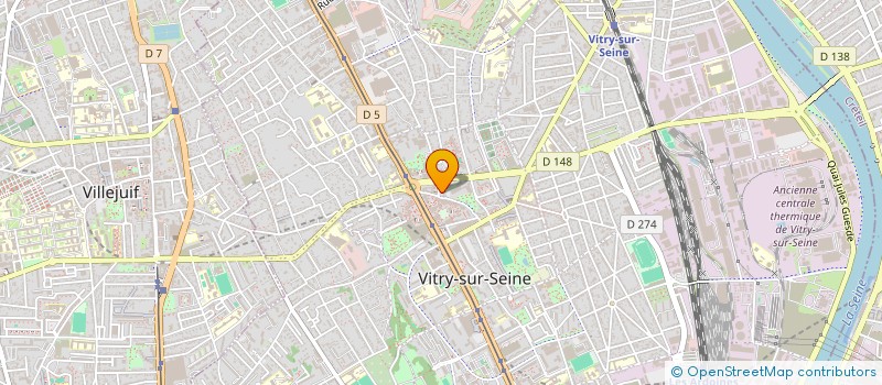 localisation de l'entreprise CHESS-IVRY  VITRY-SUR-SEINE