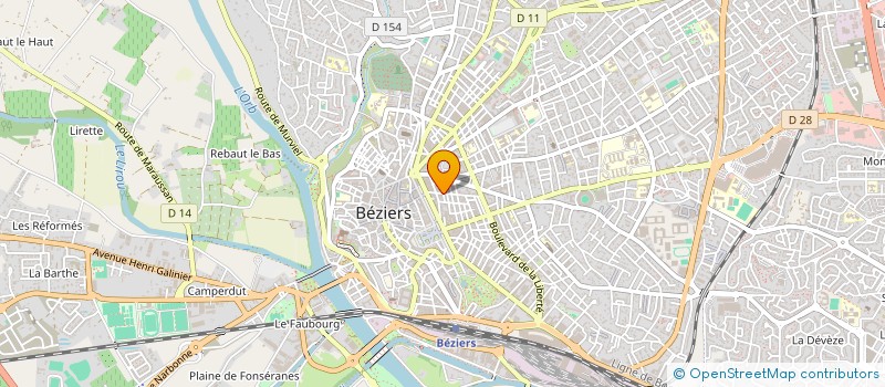localisation de l'entreprise CHESSA GERARD SANGAN JOELLE à BEZIERS
