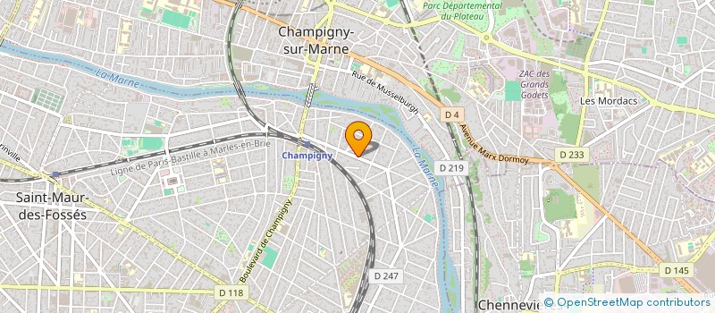 localisation de l'entreprise CHESSY 3M  SAINT-MAUR-DES-FOSSES