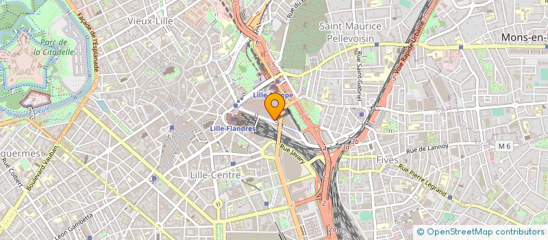 localisation de l'entreprise CHESSY BUISSON FOSSE à LILLE