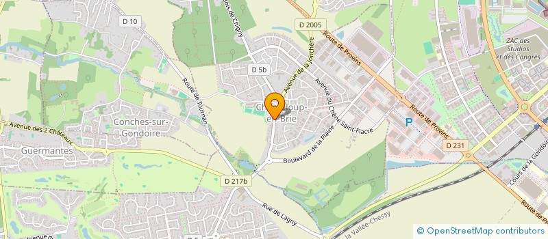 localisation de l'entreprise CHESSY JPM  CHANTELOUP-EN-BRIE