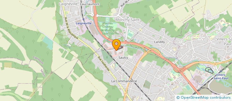 localisation de l'entreprise CHESTER LOUNGE  NOGENT-SUR-OISE