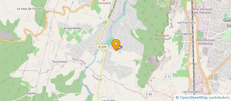 localisation de l'entreprise CHESTNUTS  SAINT-PERAY