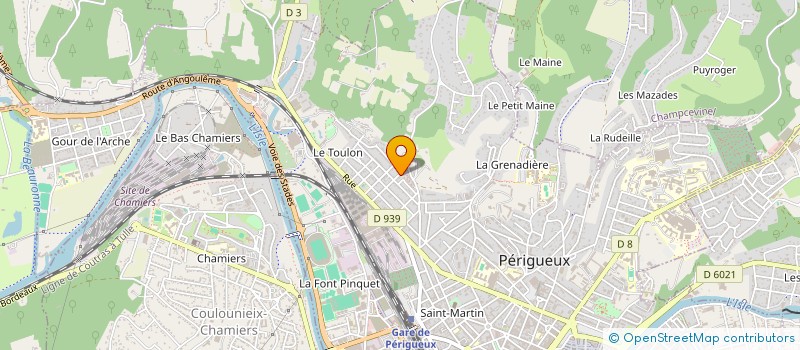 localisation de l'entreprise CHETAIBI à PERIGUEUX