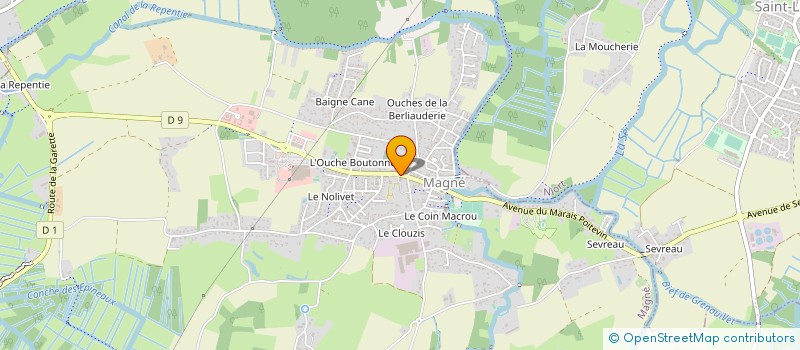 localisation de l'entreprise CHETCUTI à MAGNE