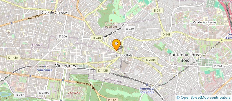 localisation de l'entreprise CHETIVET DIFFUSION à FONTENAY-SOUS-BOIS