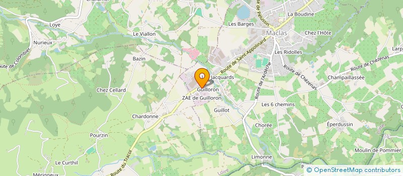 localisation de l'entreprise CHETOT PAUL CHETOT LUCIENNE  MACLAS