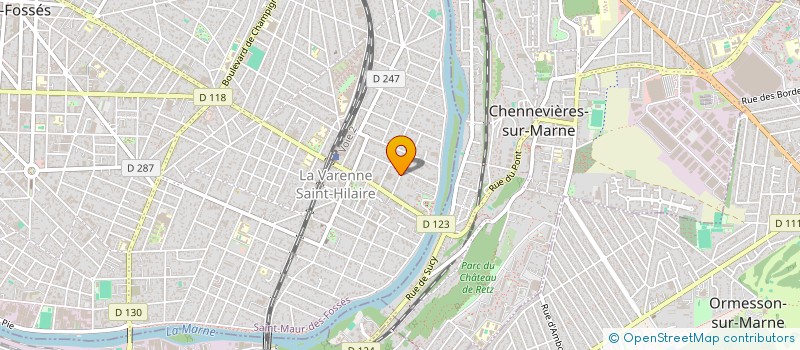 localisation de l'entreprise CHETRIT CAPITAL à SAINT-MAUR-DES-FOSSES