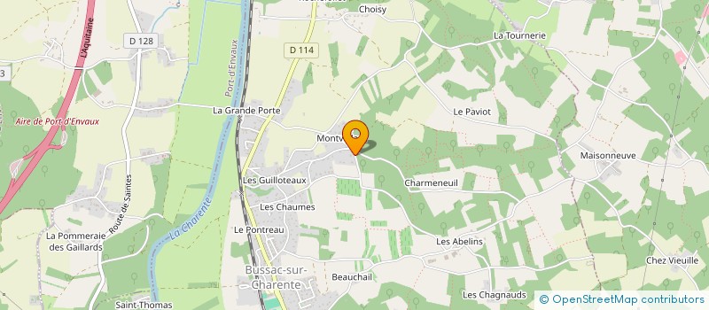 localisation de l'entreprise CHETTIMMO  BUSSAC-SUR-CHARENTE