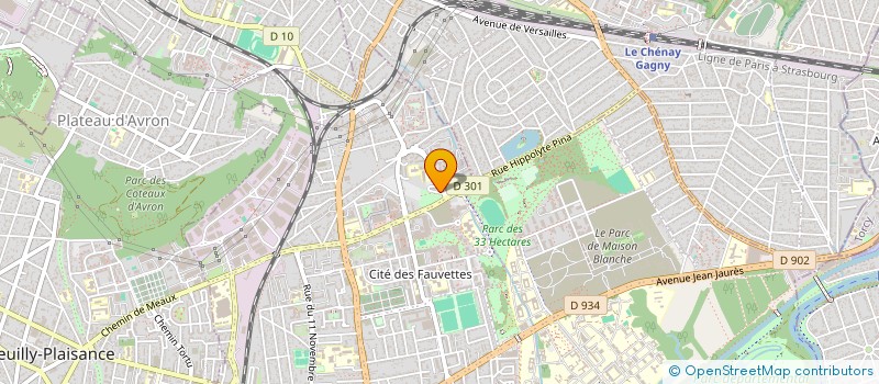 localisation de l'entreprise CHEULAH à NEUILLY-SUR-MARNE