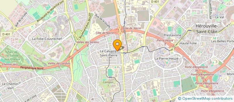 localisation de l'entreprise CHEURFA à CAEN