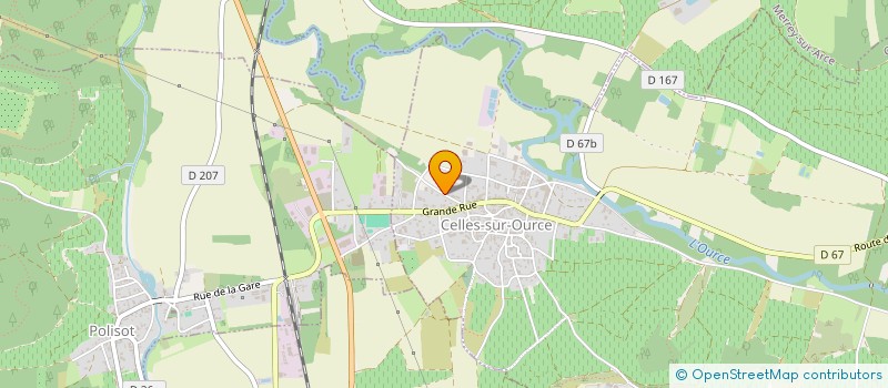 localisation de l'entreprise CHEURLIN-ARNOULT à CELLES-SUR-OURCE
