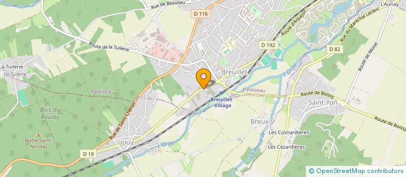 localisation de l'entreprise CHEUTIN TRANSPORTS LOGISTIQUE à BREUILLET