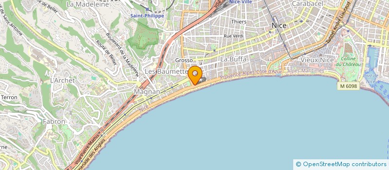 localisation de l'entreprise CHEUVREUX NICE  NICE