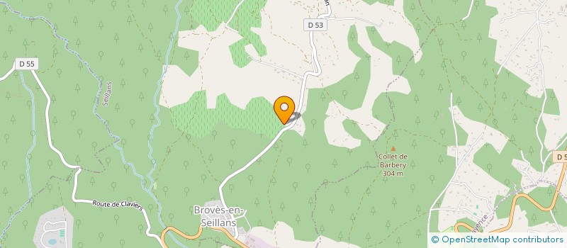 localisation de l'entreprise CHEV'ALP  FAYENCE