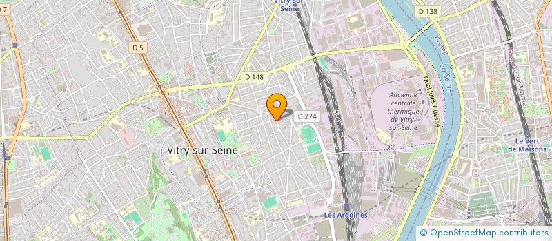 localisation de l'entreprise CHEV ENGINEERING à VITRY-SUR-SEINE