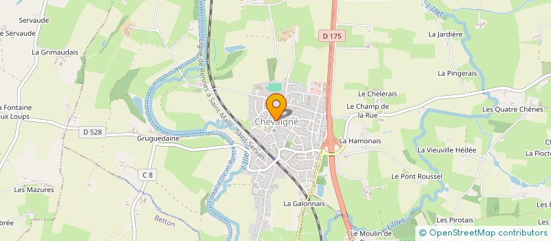 localisation de l'entreprise CHEVAIGNE SOLIDARITES à CHEVAIGNE