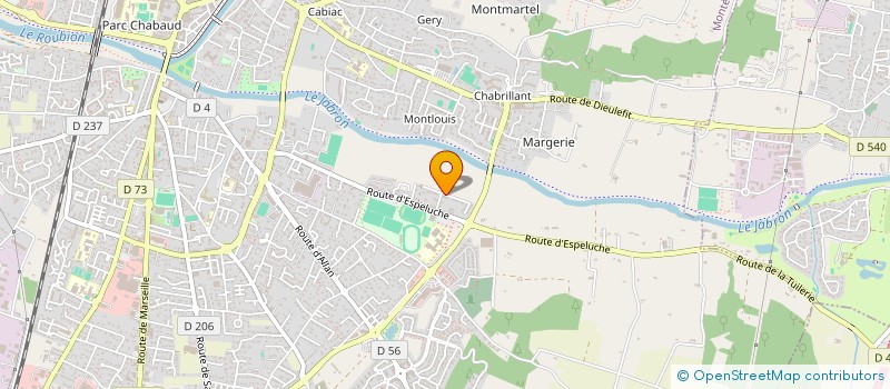 localisation de l'entreprise CHEVAILLIER MORETTI  MONTELIMAR