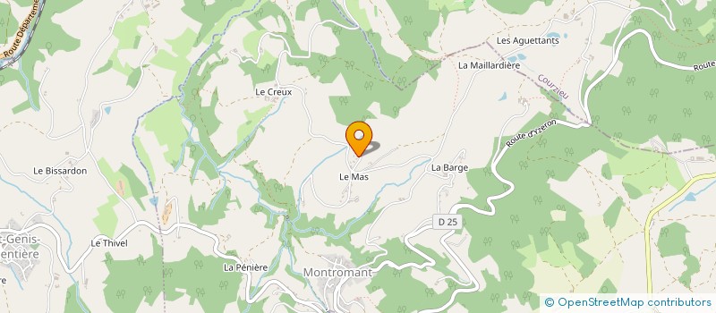localisation de l'entreprise CHEVAL 3S à MONTROMANT