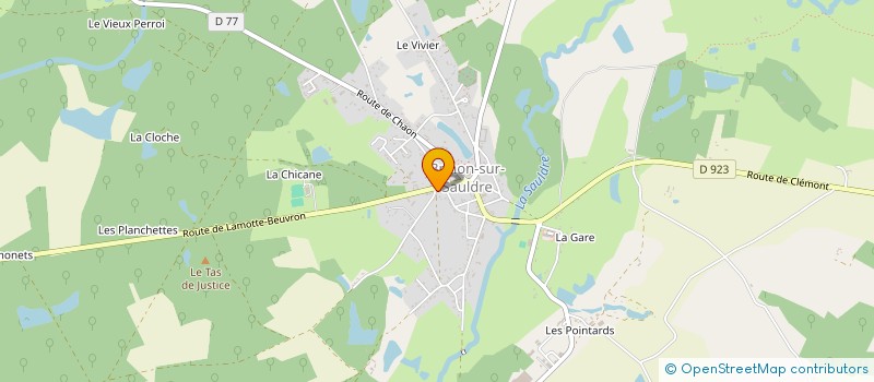 localisation de l'entreprise CHEVAL ATTITUDE EN SOLOGNE  BRINON-SUR-SAULDRE