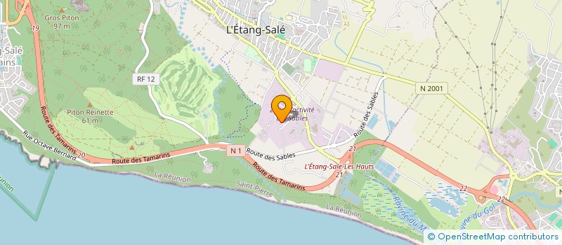 localisation de l'entreprise CHEVAL BLANC à L'ETANG-SALE