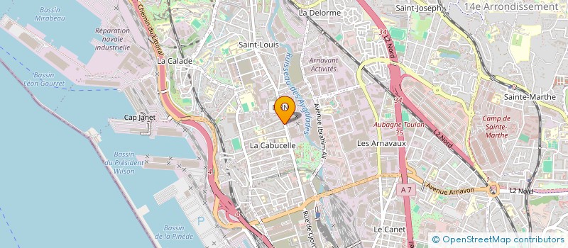 localisation de l'entreprise CHEVAL BLANC à MARSEILLE