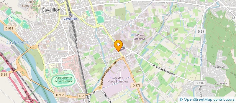 localisation de l'entreprise CHEVAL BLANC IMMO  CAVAILLON