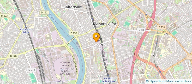 localisation de l'entreprise CHEVAL CABRE FRANCE  ALFORTVILLE