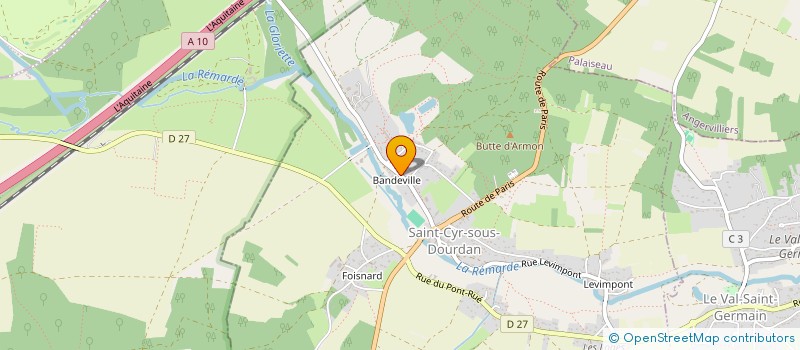 localisation de l'entreprise CHEVAL DE TROIE  SAINT-CYR-SOUS-DOURDAN