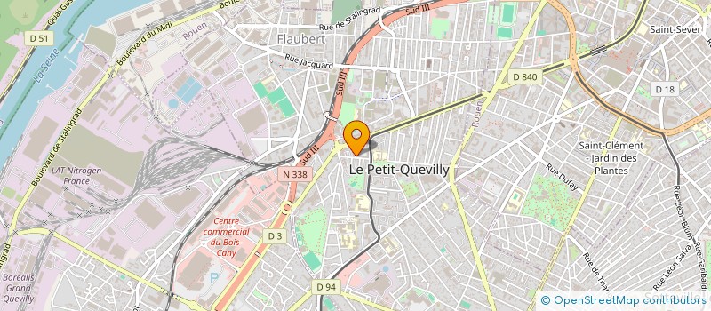localisation de l'entreprise CHEVAL EN SEINE à LE PETIT-QUEVILLY