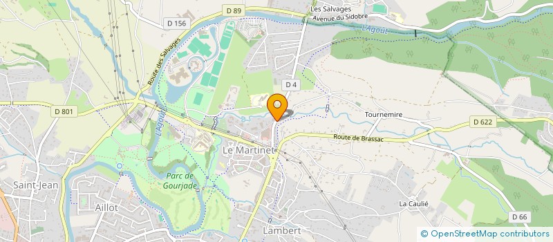 localisation de l'entreprise CHEVAL EN VOL  CASTRES