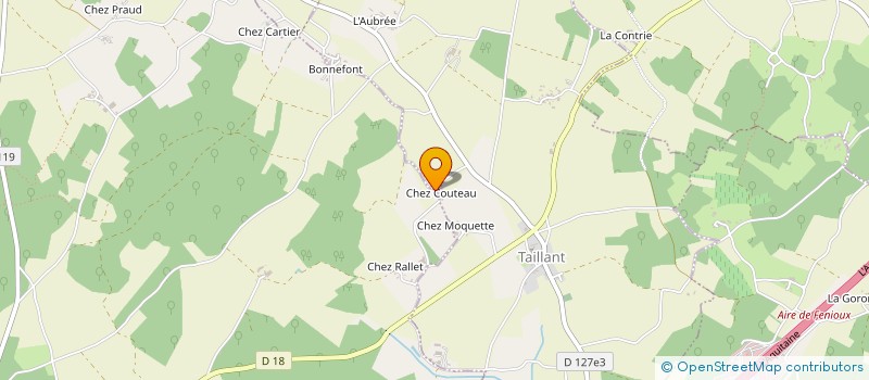 localisation de l'entreprise CHEVAL ET SAINTONGE à TAILLANT