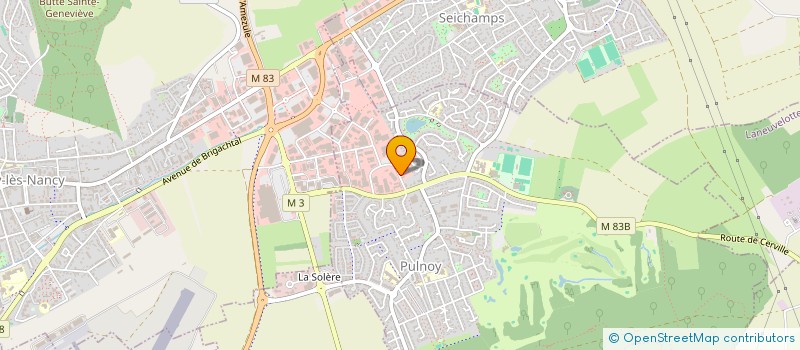 localisation de l'entreprise CHEVAL EXPO  PULNOY