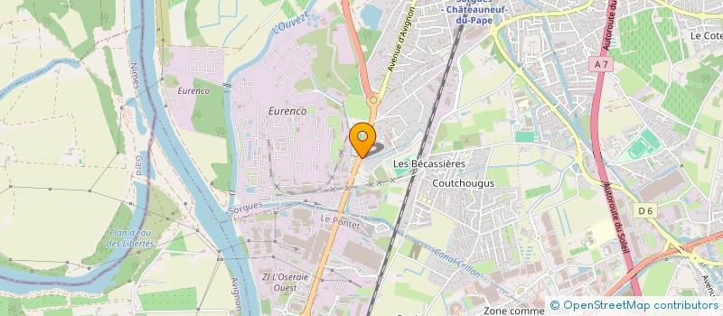 localisation de l'entreprise CHEVAL NATURE  SORGUES