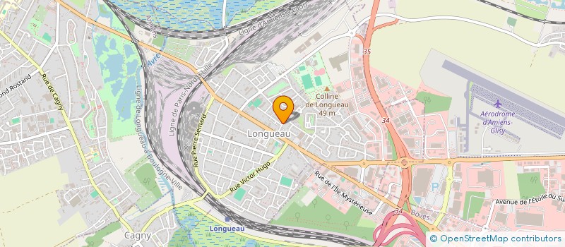 localisation de l'entreprise CHEVAL PICARDIE  LONGUEAU