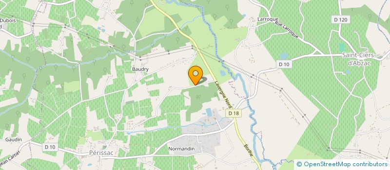 localisation de l'entreprise CHEVAL SEREIN  PERISSAC